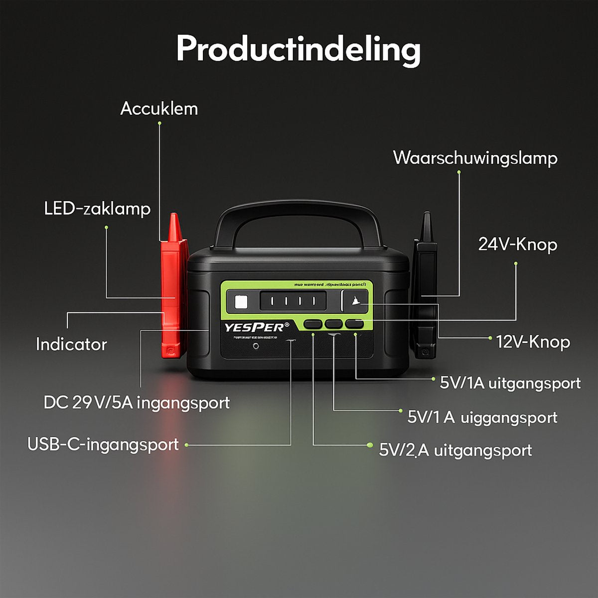 Jumpstarter Monster Star P1 - Jumpstarter.nl