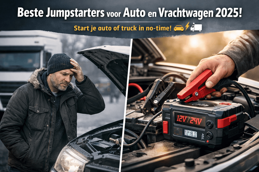 Beste jumpstarter voor auto en vrachtwagen - Jumpstarter.nl