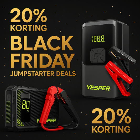 Black Friday Jumpstarters 2026 – De ultieme koopgids voor noodgevallen onderweg - Jumpstarter.nl