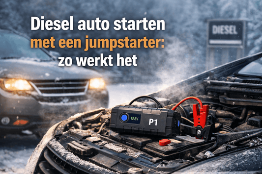 Diesel auto start niet? Jumpstarter gebruiken stap voor stap - Jumpstarter.nl