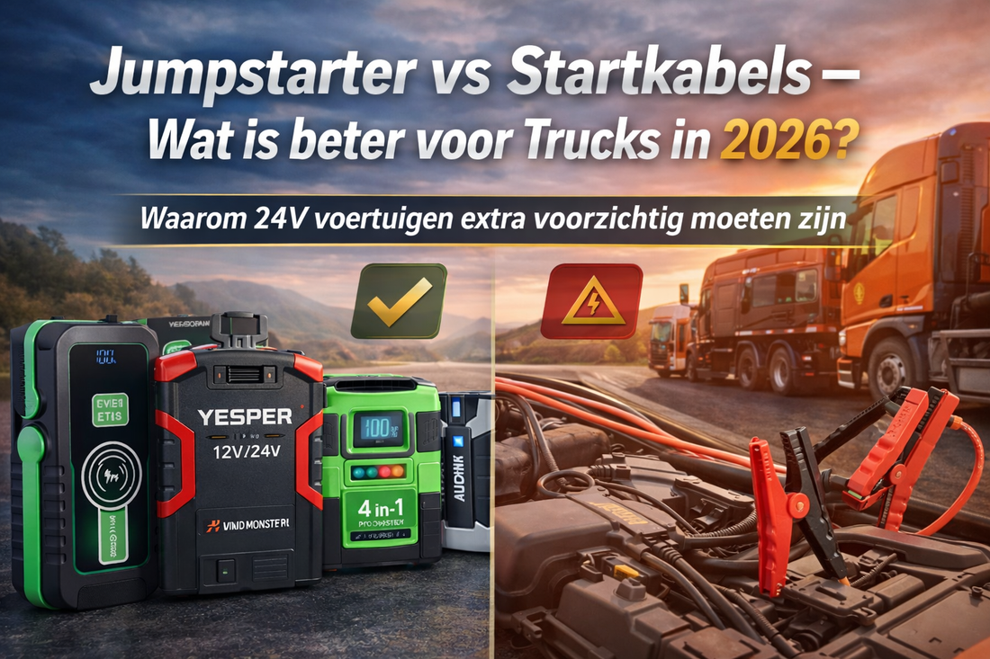 Truck Start Hulp 2026: Jumpstarter of Startkabels?