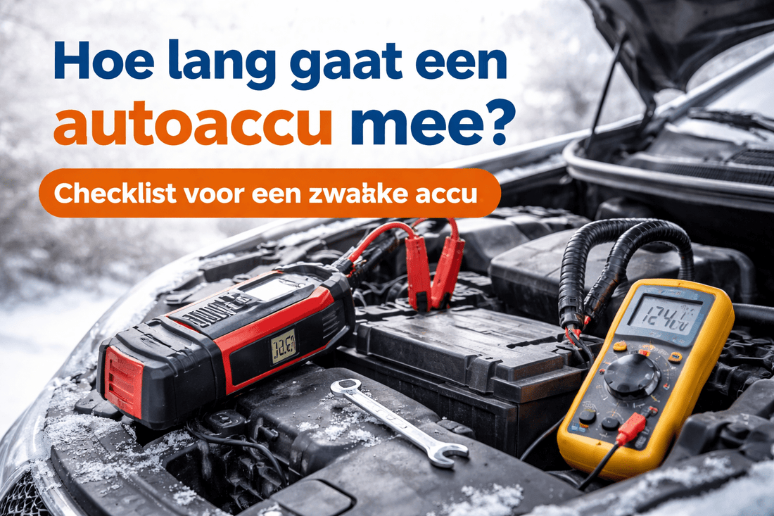 Hoe lang gaat een autoaccu mee? Checklist bij startproblemen - Jumpstarter.nl
