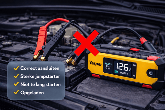 Jumpstarter veilig gebruiken: 5 fouten die je absoluut moet vermijden - Jumpstarter.nl