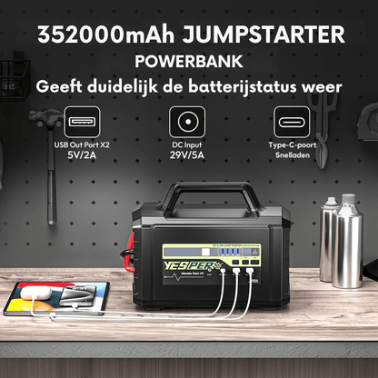 Yesper P5 Monster Start Jumpstarter 12V/24V - Jumpstarter.nl